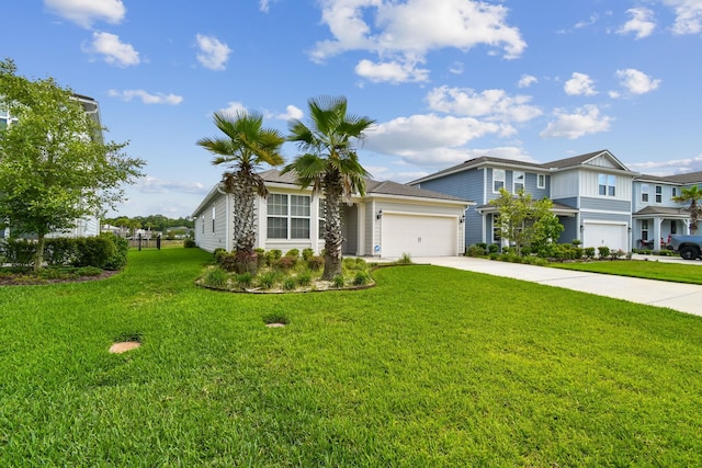 182 Myrtle Oak Ct, Saint Augustine, FL 32092 - view of front of home featuring a garage, driveway, and a front yard