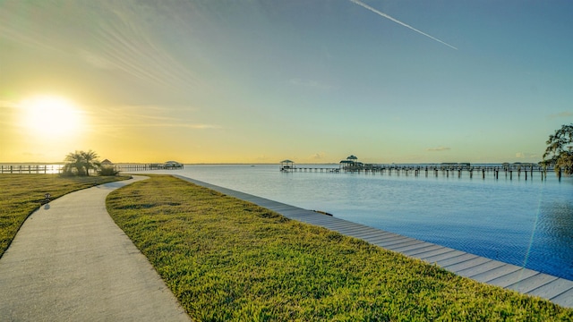 property view of water