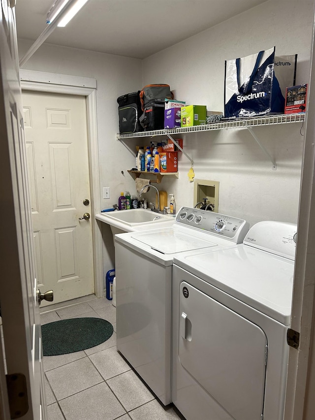1417 Golf Ave, Ormond Beach, FL 32174 - washroom featuring washer and dryer and light tile patterned floors