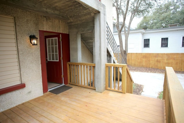 78 Riberia St, Saint Augustine, FL 32084 - view of wooden deck