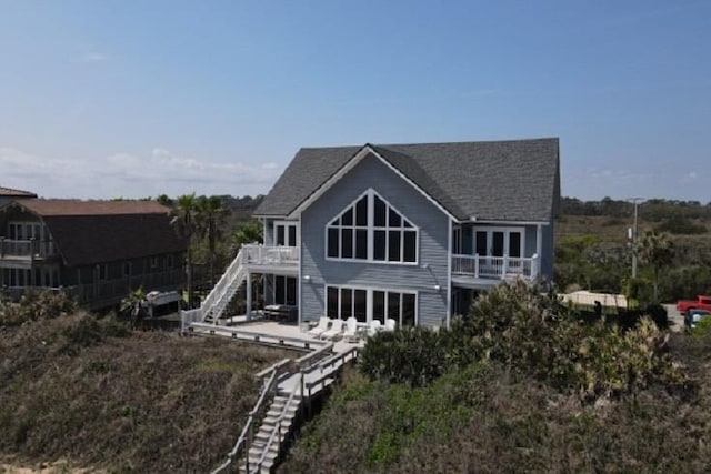 view of rear view of property