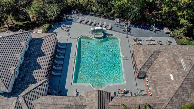 28212 Harbour Vista Cir, Saint Augustine, FL 32080 - aerial view of a pool area