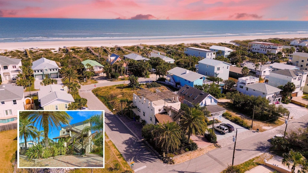 5330 Pelican Way, Saint Augustine, FL 32080 - aerial view at dusk with a water view