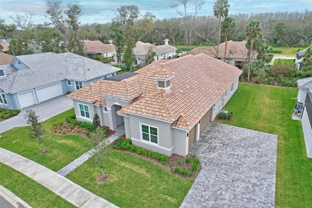 birds eye view of property featuring a residential view