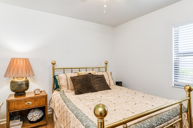 31 Catalonia Ct, Saint Augustine, FL 32086 - bedroom with wood finished floors and a ceiling fan