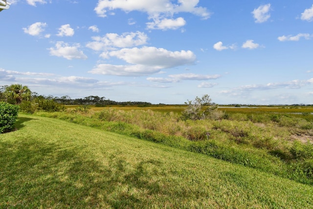 view of landscape featuring a rural view