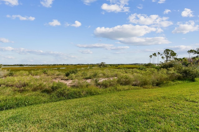 view of landscape featuring a rural view