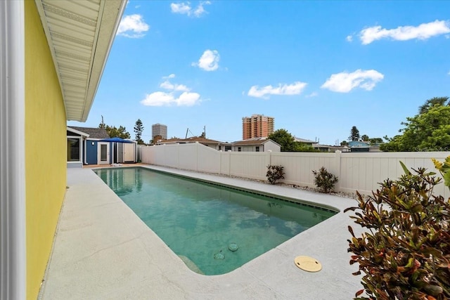 342 Euclid Ave, Daytona Beach, FL 32118 - view of swimming pool with a fenced backyard and a patio