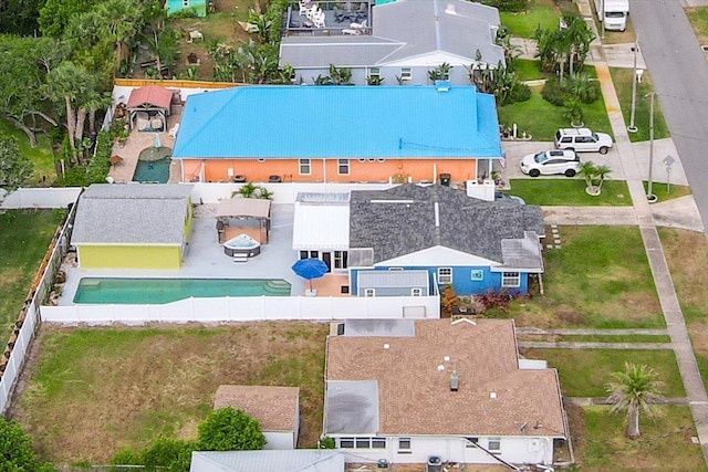 342 Euclid Ave, Daytona Beach, FL 32118 - view from above of property featuring a pool