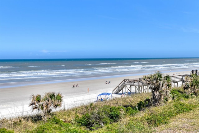 8550 S A1A # 102, Saint Augustine, FL 32080 - view of water feature featuring a view of the beach