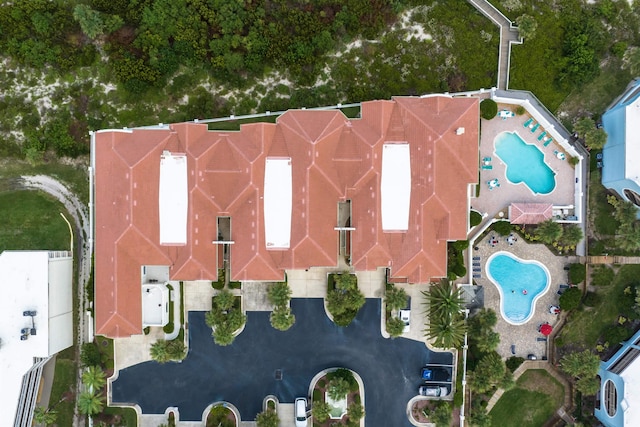 616 Mediterranean Way, Saint Augustine, FL 32080 - aerial view of property's location with a pool area