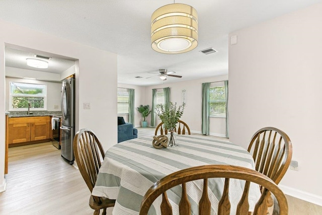 171 Deltona Blvd, Saint Augustine, FL 32086 - dining space featuring plenty of natural light and light wood-style floors