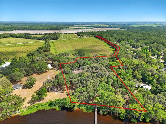 133 Federal Point Rd, East Palatka, FL 32131 - bird's eye view featuring a rural view