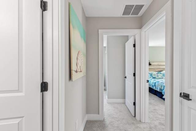 112 2nd St, Saint Augustine, FL 32080 - hall featuring carpet floors and baseboards
