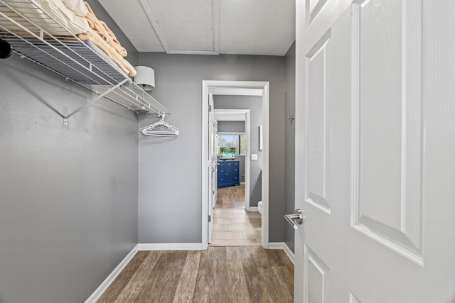 850 A1A Beach Blvd Unit 3, Saint Augustine Beach, FL 32080 - walk in closet with wood finished floors