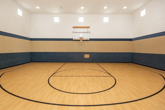 view of basketball court