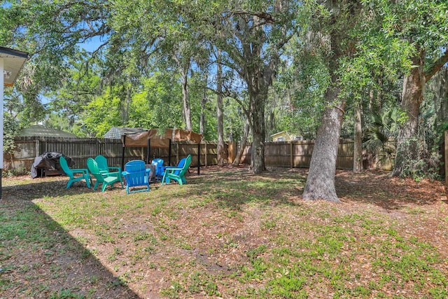 237 Riberia St, Saint Augustine, FL 32084 - view of yard with a fenced backyard