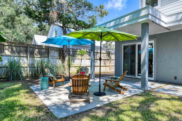 view of patio