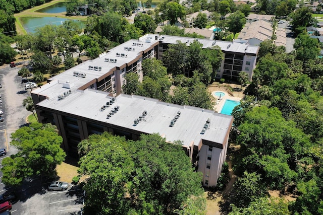 640 N Nova Rd Unit 117, Ormond Beach, FL 32174 - drone / aerial view of a large body of water and a pool