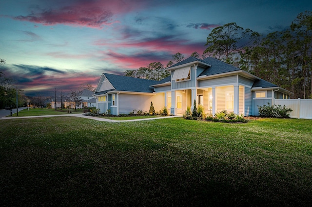 1351 Weaver Glen Rd, Jacksonville, FL 32223 - view of front of house with a shingled roof and board and batten siding
