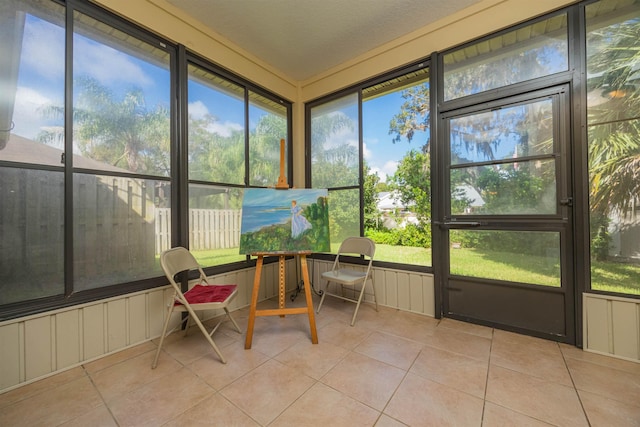 sunroom with a wealth of natural light