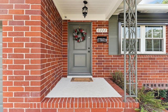 view of entrance to property