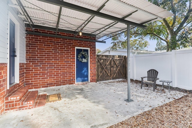 view of patio