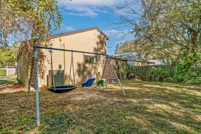 exterior space with a lawn