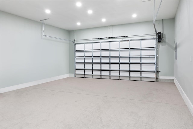 3943 NW 219th St, Rdd, Micanopy, FL 32667 - garage featuring recessed lighting and baseboards