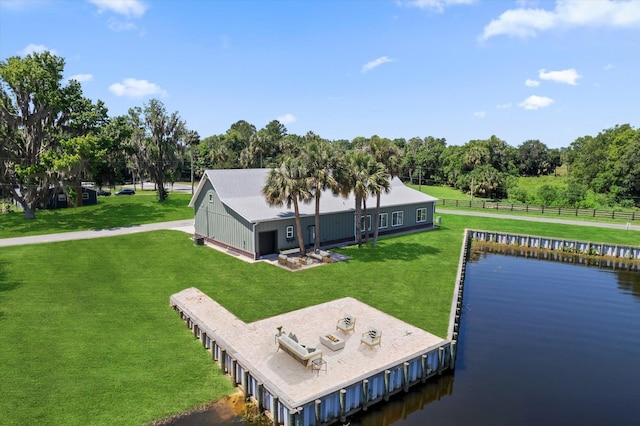 3943 NW 219th St, Rdd, Micanopy, FL 32667 - view from above of property with a nearby body of water