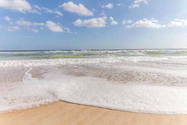 property view of water with a view of the beach