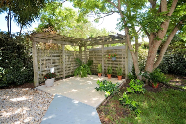 view of patio