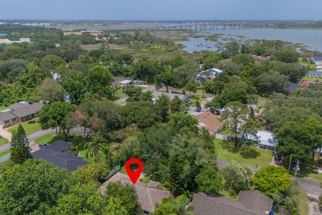 110 Dory Rd, Saint Augustine, FL 32086 - aerial view of property and surrounding area with a nearby body of water, a notable bridge, and nearby suburban area