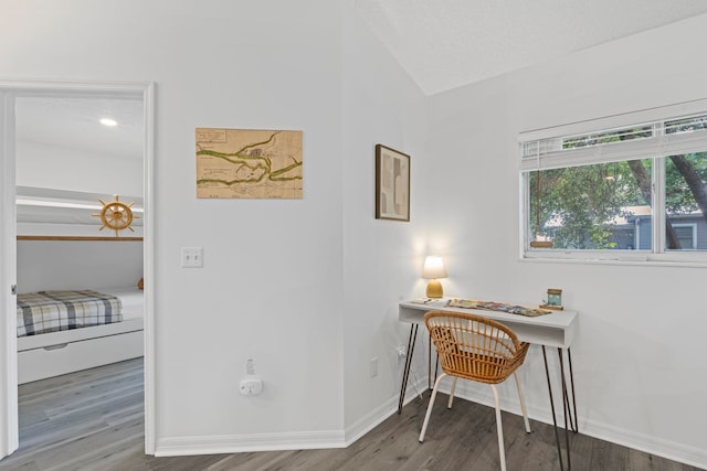 110 Dory Rd, Saint Augustine, FL 32086 - office area with wood finished floors and baseboards