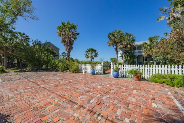 232 Riberia St, Saint Augustine, FL 32084 - view of patio / terrace featuring fence