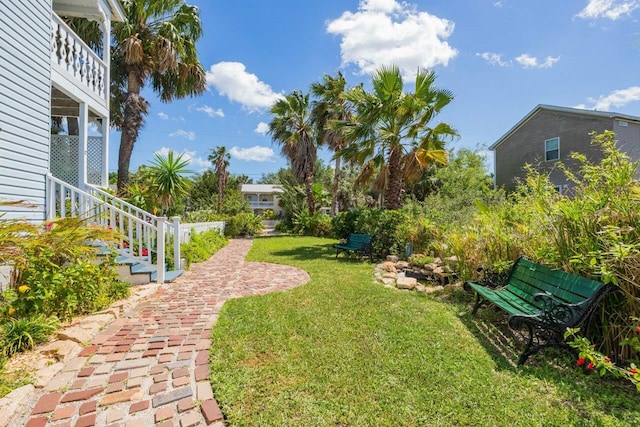 232 Riberia St, Saint Augustine, FL 32084 - view of yard featuring a patio area