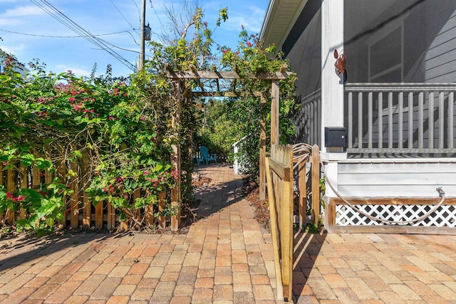 view of patio