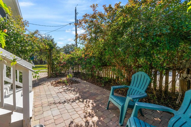 161 Blanco St, Saint Augustine, FL 32084 - view of patio with fence