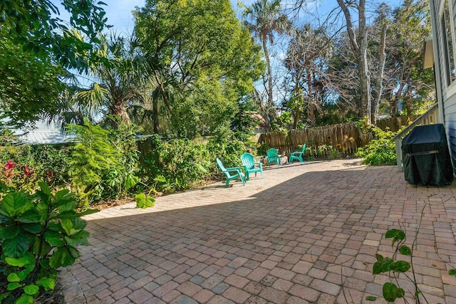 161 Blanco St, Saint Augustine, FL 32084 - view of patio / terrace with a fenced backyard