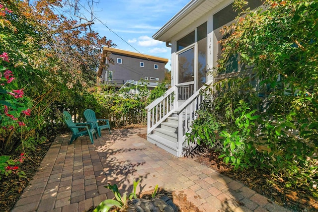 161 Blanco St, Saint Augustine, FL 32084 - view of patio with a sunroom
