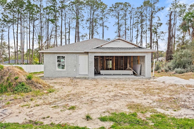 view of rear view of house