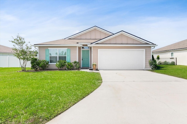 189 Blue Creek Way, Saint Augustine, FL 32086 - view of front of property with concrete driveway, a garage, and board and batten siding