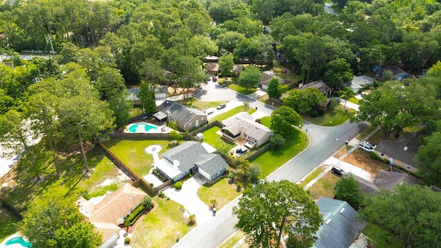 11428 Rustic Pines Cir, Jacksonville, FL 32257 - aerial view of property and surrounding area featuring a pool and nearby suburban area