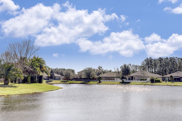 water view featuring a residential view