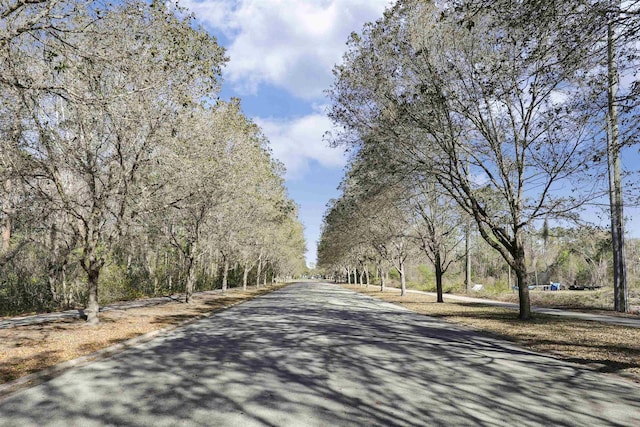 view of road