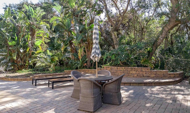 view of patio / terrace with outdoor dining space