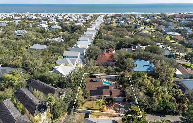 drone / aerial view featuring a residential view