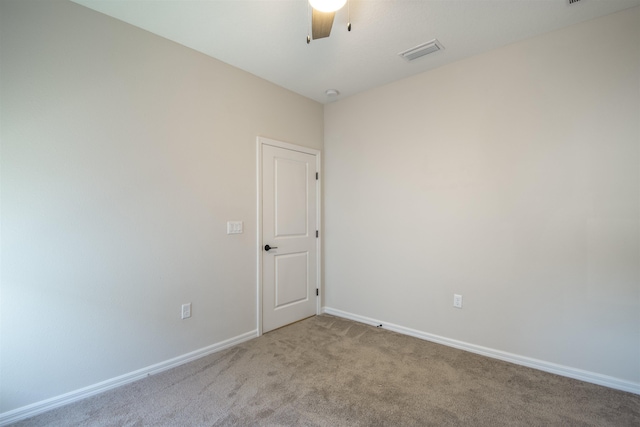 29 Turkey Trot Ct, Saint Augustine, FL 32095 - carpeted spare room with ceiling fan, baseboards, and visible vents