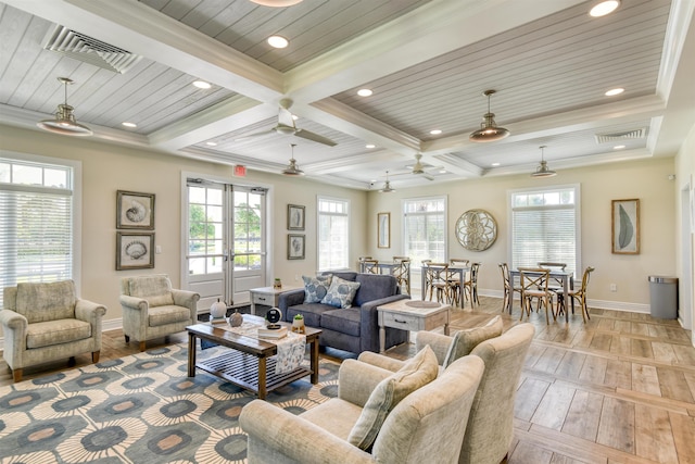 29 Turkey Trot Ct, Saint Augustine, FL 32095 - living room with recessed lighting, plenty of natural light, visible vents, and baseboards