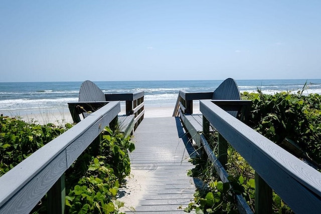 7012 S A1A, Saint Augustine, FL 32080 - view of home's community featuring view of water and beach